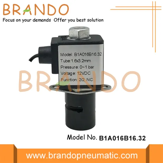 3.2mm Tube Solenoid Pinch Valve Normally Closed 12V 24V 110V 220V