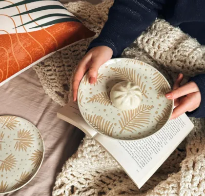 Rustic Farmhouse Dinner Plate Set