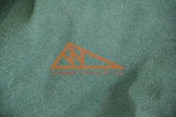 manufacturer Synthetic leather PU green velvet Fabric for shoes & hand bag