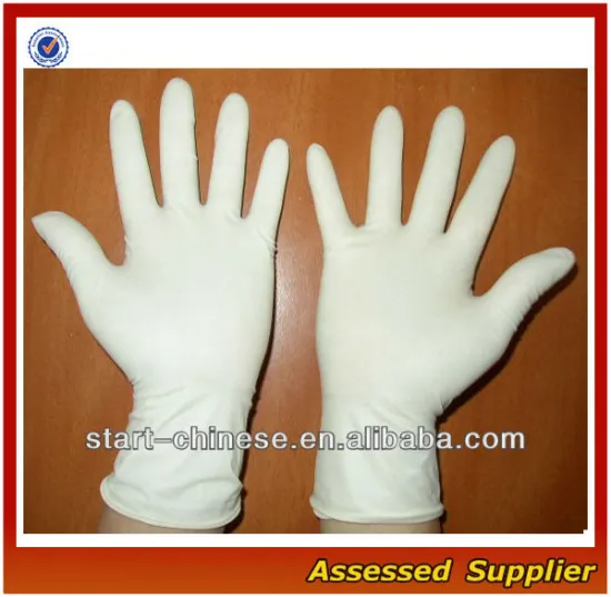 CX-92 Low Powder 9" Disposable Latex Examination Gloves/disposable examination latex gloves/disposable latex gloves/latex