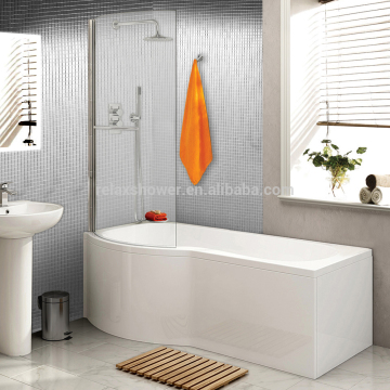 Modern 1700mm Bathtub Left Hand P Shaped Bathtub