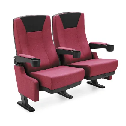 Cinema Conference Chair with Cup Holder - Foshan Chair Seat Parts