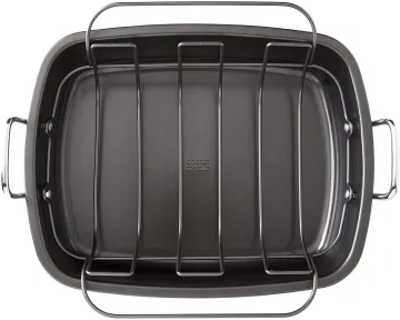 Wholesale  Cookware baking pan Nonstick Roaster Pan baking pan With Hard kitchen cooking for Restaurant