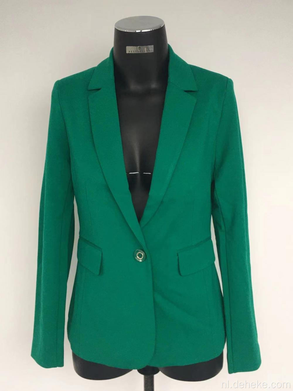 Getransporteerd goed elegante gebreide blazer