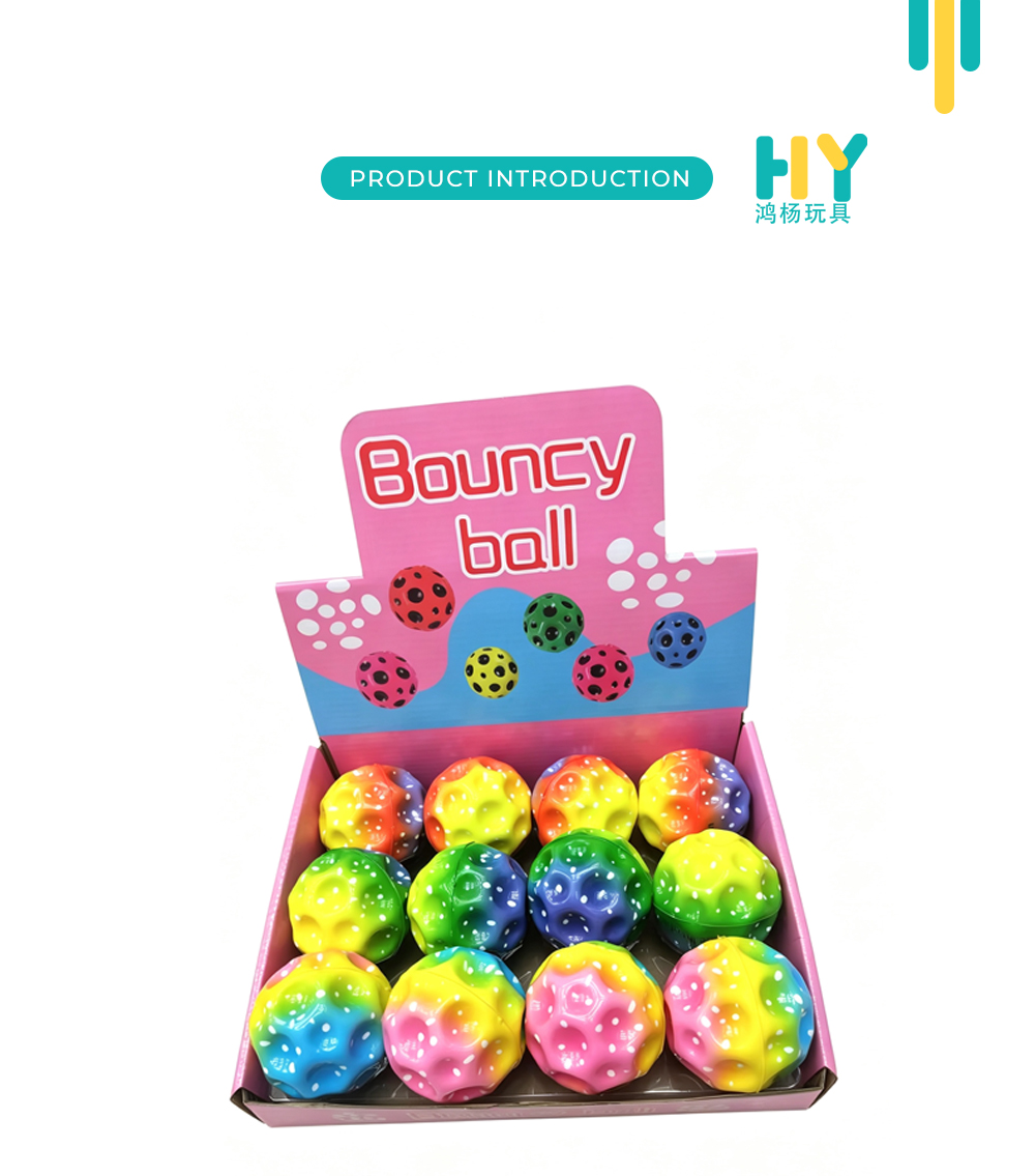 Rainbow Gradient Dot Lunar Bounce Balls X