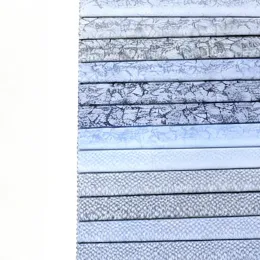 Blue Tone Jacquard Drape Fabric