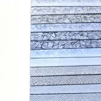 Blue Tone Jacquard Drape Fabric