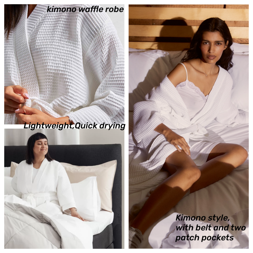 Cotton Waffle Robe