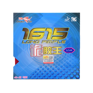 Double Fish 1615 Monster Rubber Table Tennis Set with 0.5mm Sponge - High-Quality Ping Pong Accessories