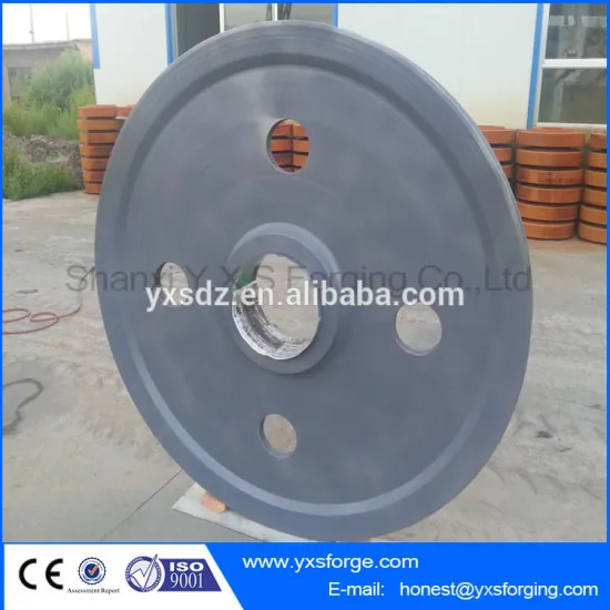 OEM forged alloy steel carbon steel steel pulley wheel/industrial use wheels