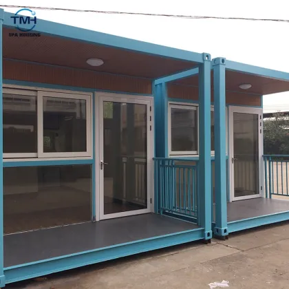Indonesia combined container house flat pack container house prefabricated