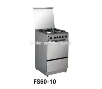 FS60-10 electric oven gas bottle compartment freestanding cooker