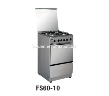 FS60-10 electric oven gas bottle compartment freestanding cooker