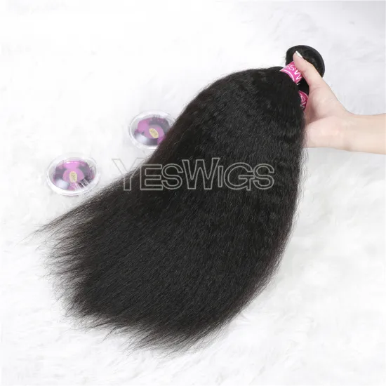 Yaki Straight Human Hair Double Weft Extension Bundles Vendor Wholesale Vietnamese Kinky Straight Hair Weave Bundle Extensions
