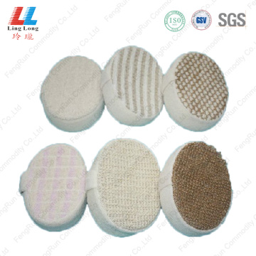 Handle circle soft bath sponge