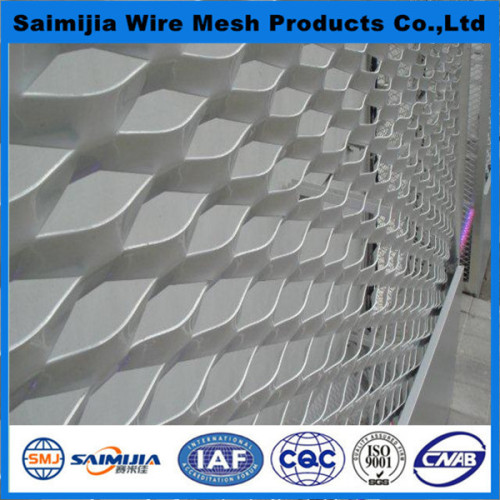 aluminum expanded metal mesh exterior wall panels