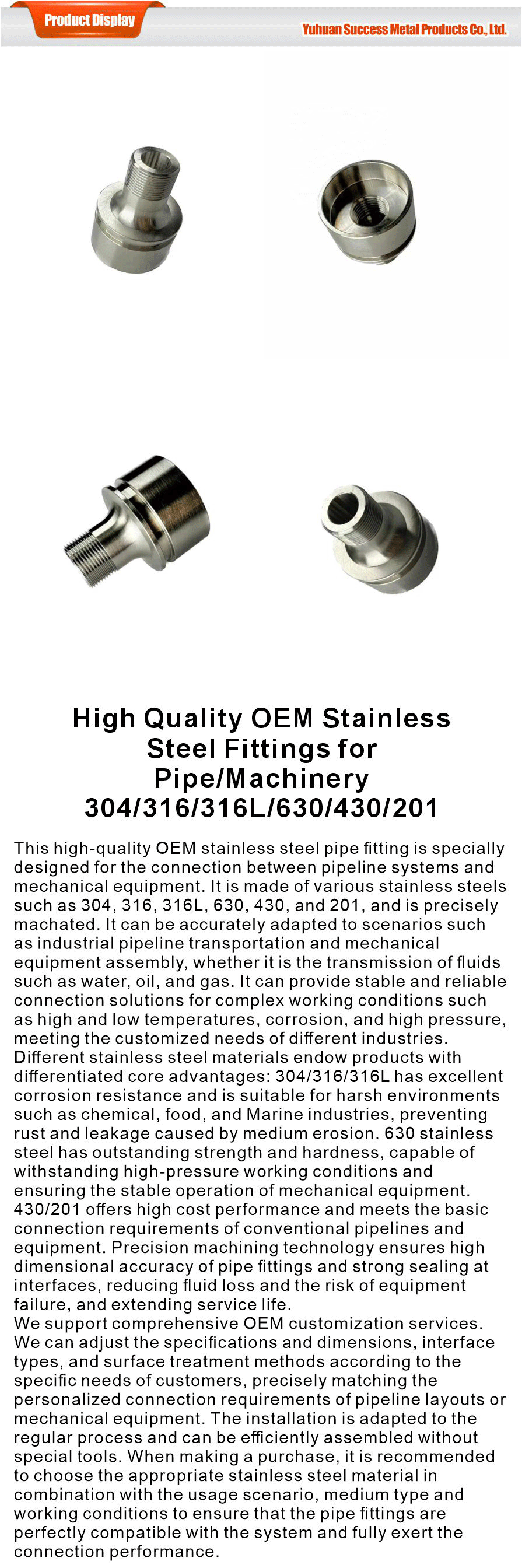 Stainless steel fittings-xiangqing1-SKSS065