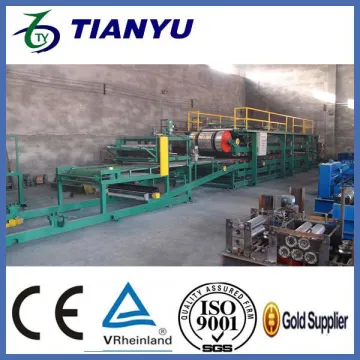 Welcomed sandwich panel portable roll forming machine