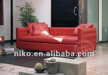 Diamonds leather sofa(MOQ 1x20GP,Semi-aniline leather)