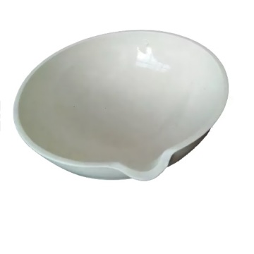 Round Bottom Porcelain Evaporation Dishes with Spout 15ml