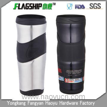 new design 500ml double wall vacuum stainless steel auto mug