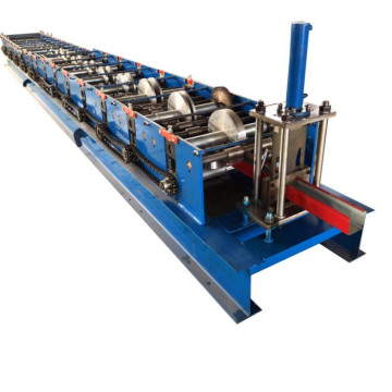 Gutter roofing sheet machine