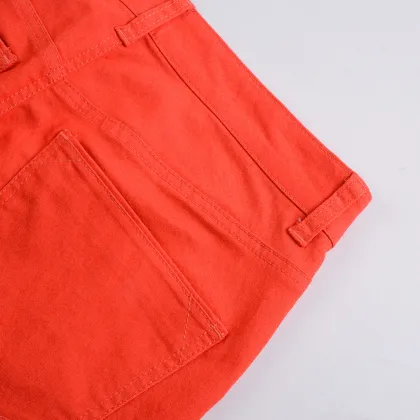 Custom Women's Cropped Woven Stretch Pants