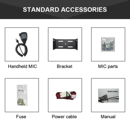 ETMY MT-690 100W 256 Channel VHF/UHF Radio Car Set with Speaker Microphone