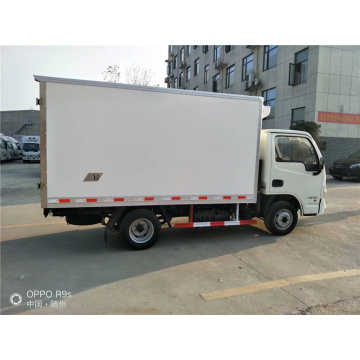 Single-row cab YUEJIN 95Hp small 4x2 refrigerated truck