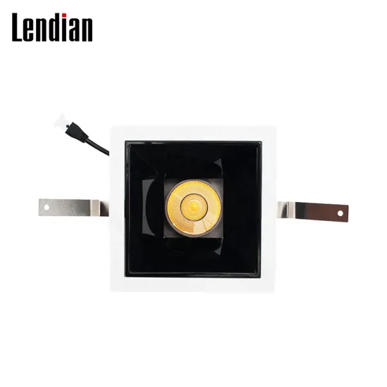 Zhongshan Commercial Hotel Shop Smart COB Chip Adjustable Recessed Square LED Downlight