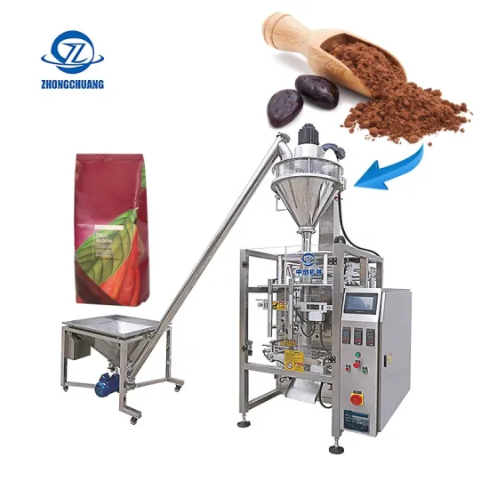Quad Bag Automatic Vertical Form Filling Coffee & Cocoa Powder Sealer (VFFS) 1kg-2kg