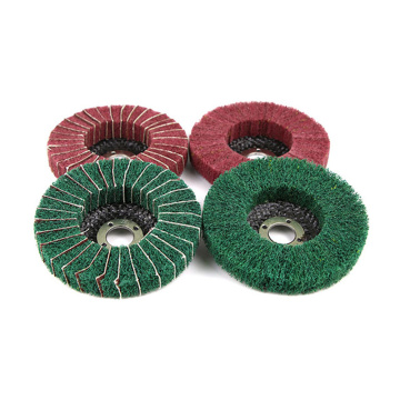 Roue de polissage en fibre de nylon abrasive non tissée de 150 mm