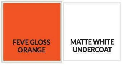 Feve Gloss Orange Aluminium Sheet