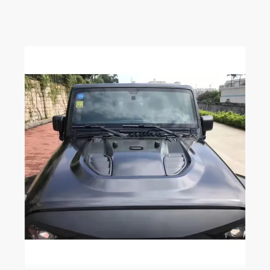 Maiker Offroad 10th Anniversary Hood Steel Vent Hood for Jeep Wrangler JK 2007-2018