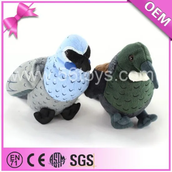 Factory price custom soft stuffed bird plush kiwi bird toy for sale