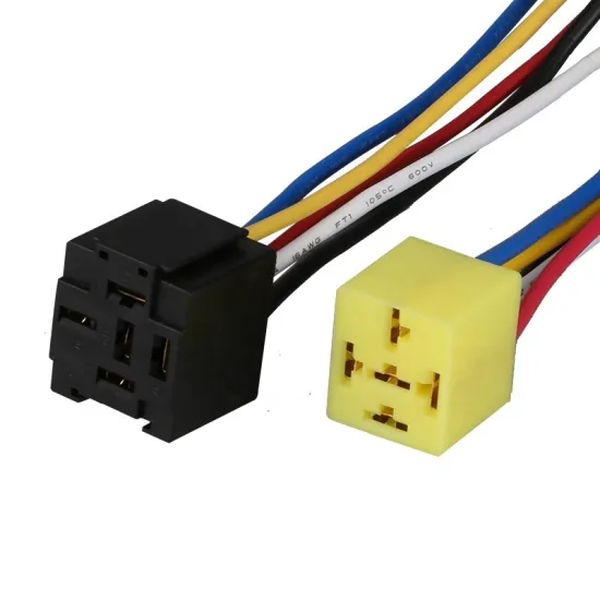 Universal 5-Pin 12V/24V Automobile Relay Socket