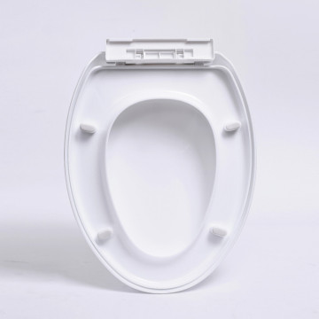 White abs plastic flush toilet wc toilet cover