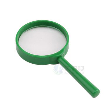 Handheld PMMA Magnifying Glass Lens - 3x and 10x Magnification, Colorful Optical Toy for Kids