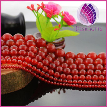 High quality natural red agate round loose beads for DIY jewelry 4mm