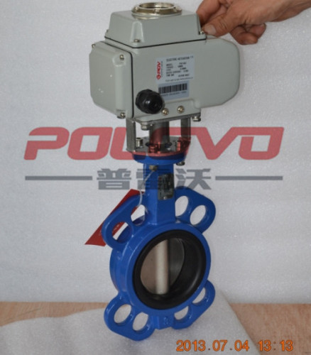 Wafer butterfly valve electric 12v water valve