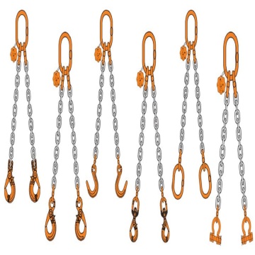Double chain lifting spreader