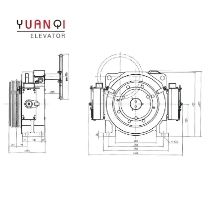 Torin Lift Gearless Traction Machine GTW7A