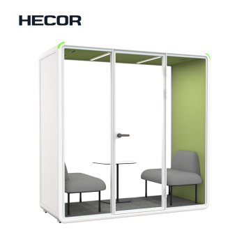 Desain ramping pod konferensi dua orang