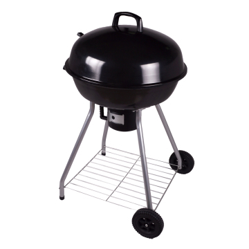 Professional Easily Assembled Trolley Barbecue Round Bbq Charcoal Kettle Grill With Ash Catcher