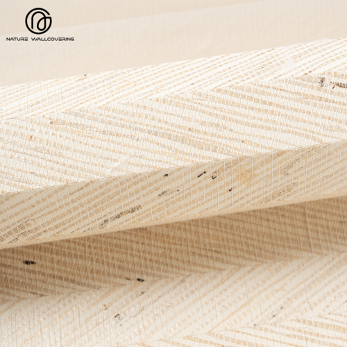 لوحة فنية جدارية مزخرفة من Arrowroot مع طبقات من الخيزران القلقاس