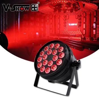 VSHOW P1806S 18*18W RGBWA+UV 6in1 LED Par Can Light for Wedding and Church DJ Stages