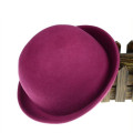 Mulheres de alta qualidade Fedora chapéu roxo
