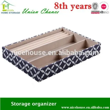 3 compartments printing surface makeup pandora jewelry tray