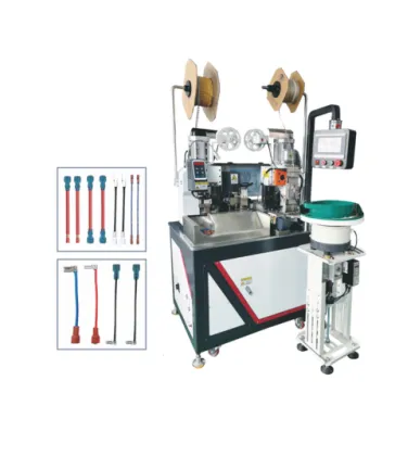 Double-Head Terminal Crimping Sleeving Machine