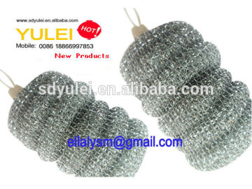 hot sale galvanized mesh scourer use for pot washing